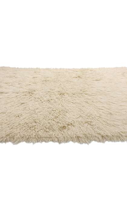 6 x 7 Vintage Greek Natural Flokati Rug 53946