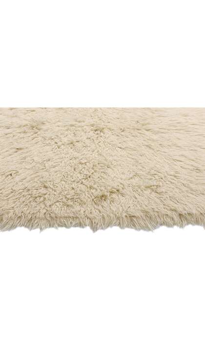 6 x 7 Vintage Greek Natural Flokati Rug 53946
