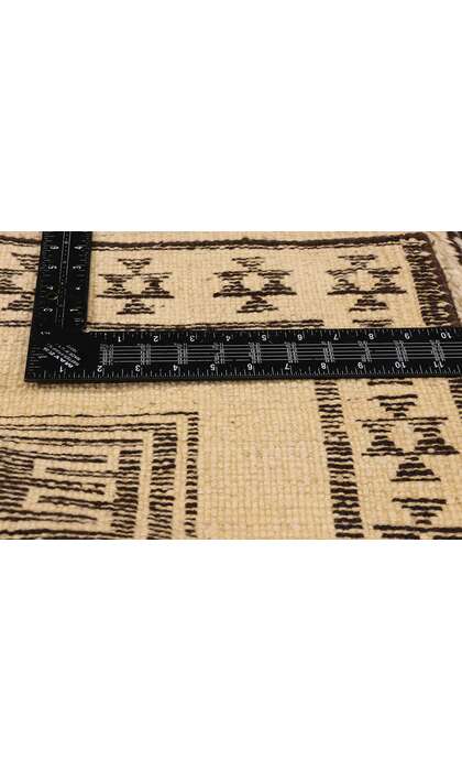 3 x 14 Vintage Neutral Kurdish Rug Runner 53907