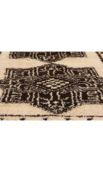 3 x 14 Vintage Neutral Kurdish Rug Runner 53907