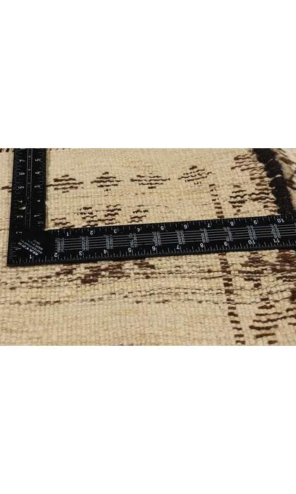 3 x 15 Neutral Vintage Kurdish Rug Runner 53885