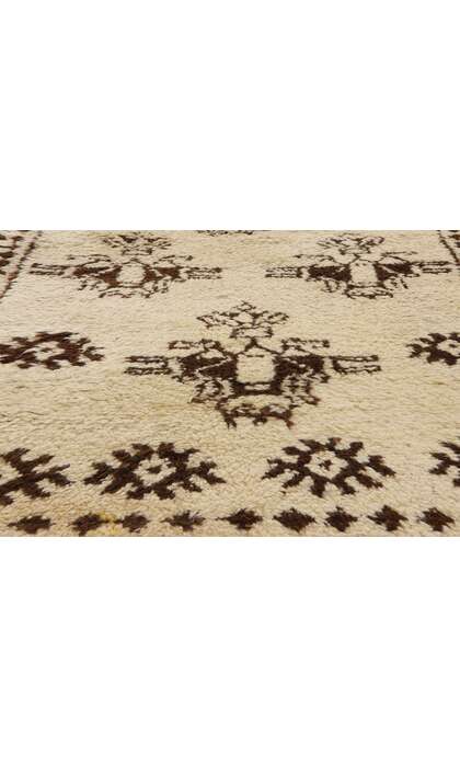 3 x 15 Neutral Vintage Kurdish Rug Runner 53885