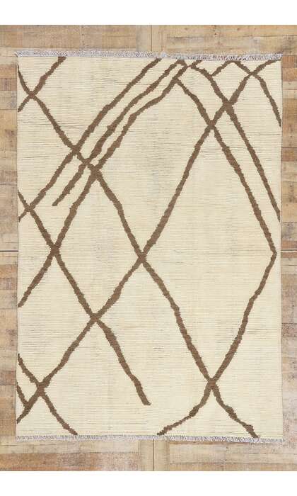 6 x 8 Organic Modern Moroccan Rug 81110