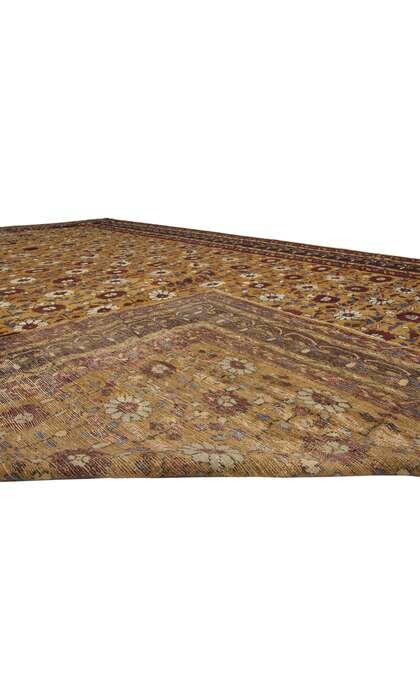 12 x 17 Antique Indian Agra Rug 76592