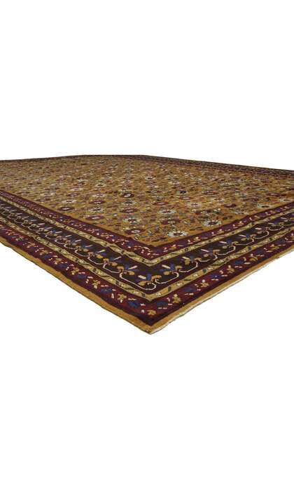 12 x 17 Antique Indian Agra Rug 76592