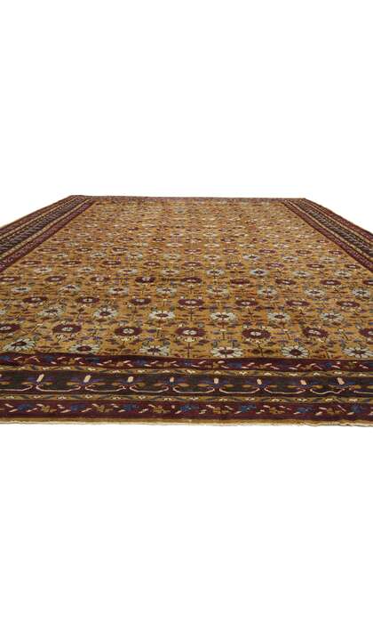 12 x 17 Antique Indian Agra Rug 76592