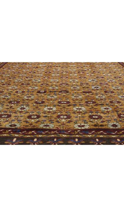 12 x 17 Antique Indian Agra Rug 76592