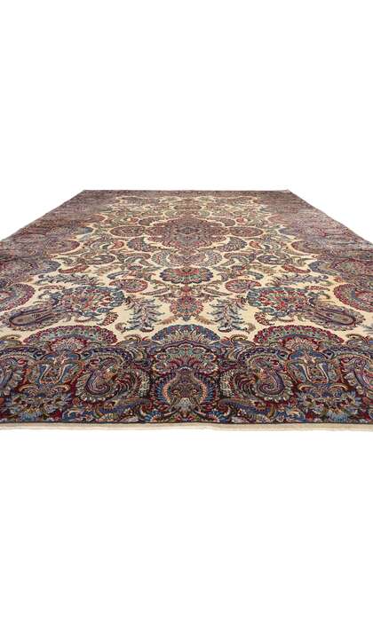 12 x 19 Oversized Antique Persian Kerman Rug 78750