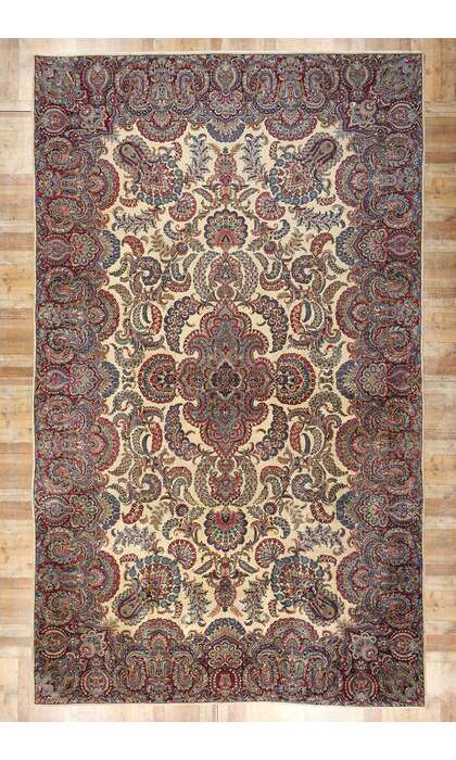 12 x 19 Oversized Antique Persian Kerman Rug 78750