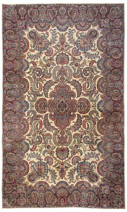 12 x 19 Oversized Antique Persian Kerman Rug 78750