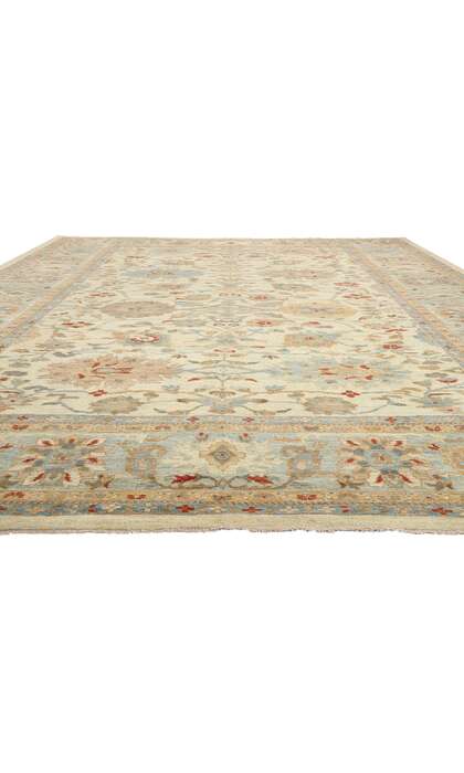 13 x 18 Oversized Modern Beige Persian Sultanabad Rug 61282