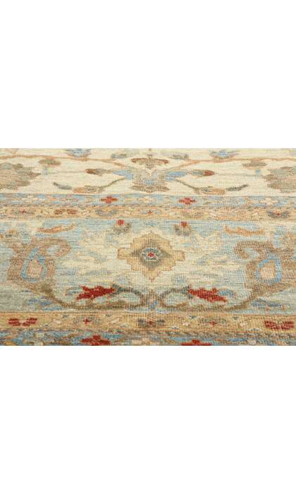 13 x 18 Oversized Modern Beige Persian Sultanabad Rug 61282