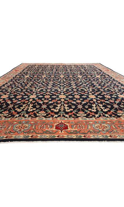 13 x 18 Oversized Modern Black Persian Sultanabad Mahal Rug 61293