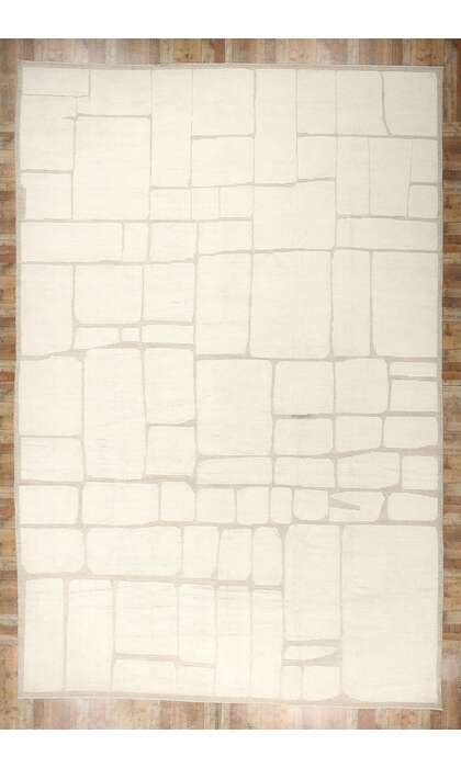 14 x 20 Organic Modern Moroccan High-Low Rug 81086