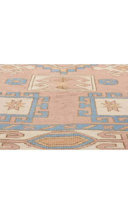 5 x 7 Vintage Pink Turkish Oushak Rug 53925