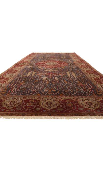 10 x 21 Antique Persian Isfahan Rug 72779