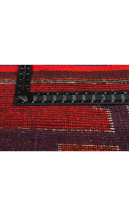 4 x 12 Vintage Orange Kurdish Rug Runner 53906