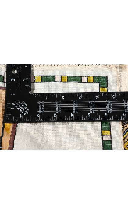 1 x 2 Vintage Egyptian Ankh Motif Rug 78745