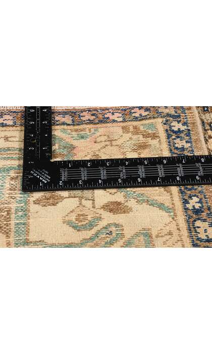 3 x 9 Vintage Brown Persian Hamadan Rug 53940