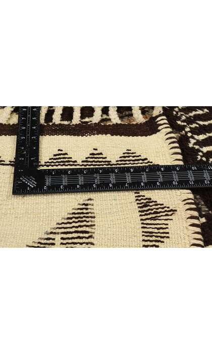 3 x 11 Vintage Kurdish Eagle Pictorial Rug 53896