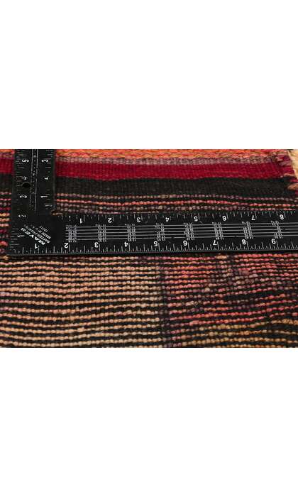 4 x 11 Vintage Kurdish Pictorial Rug Runner 53886