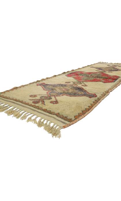 3 x 11 Vintage Kurdish Tribal Rug 53893