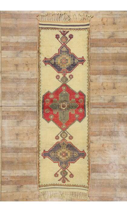3 x 11 Vintage Kurdish Tribal Rug 53893
