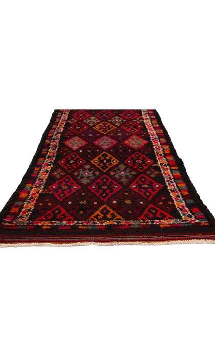 3 x 13 Vintage Kurdish Tribal Rug Runner 53891