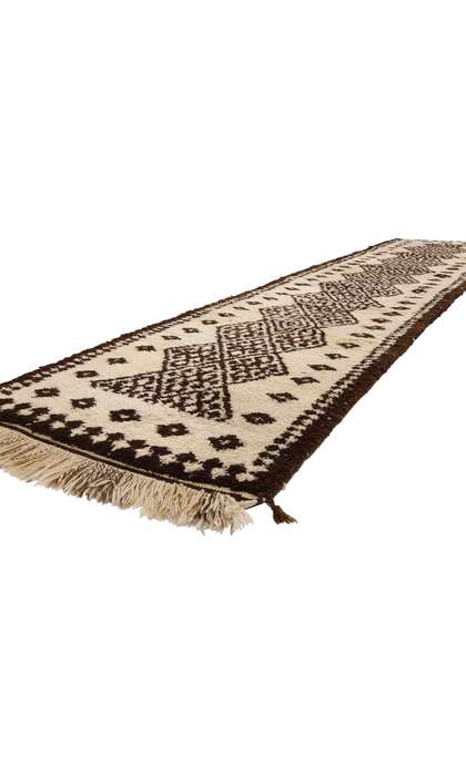 3 x 14 Neutral Vintage Kurdish Rug 53895