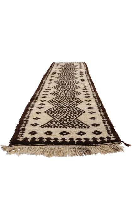 3 x 14 Neutral Vintage Kurdish Rug 53895