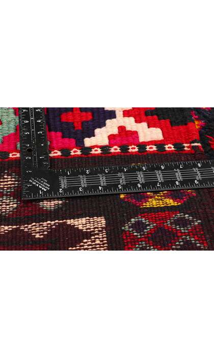 3 x 16 Vintage Kurdish Tribal Rug Runner 53890