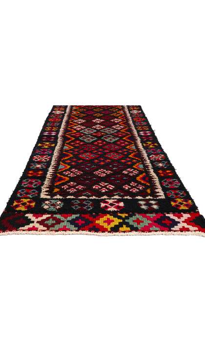 3 x 16 Vintage Kurdish Tribal Rug Runner 53890