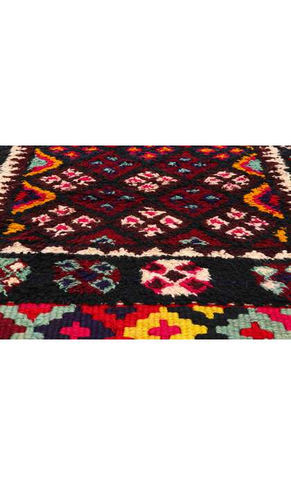3 x 16 Vintage Kurdish Tribal Rug Runner 53890
