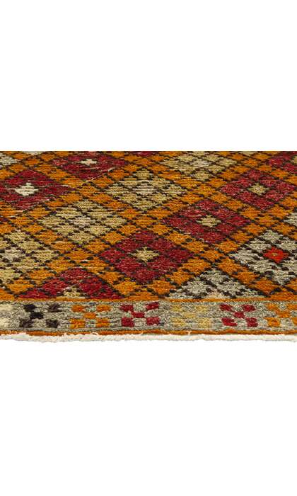 3 x 5 Vintage Turkish Oushak Rug 53924