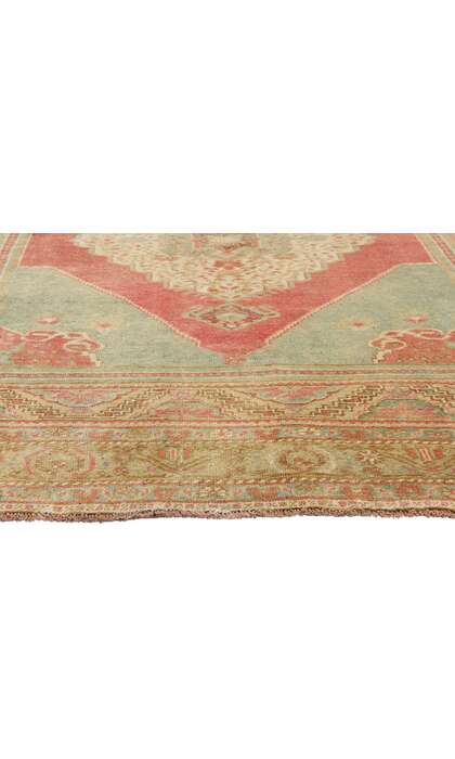 6 x 10 Vintage Turkish Oushak Rug 53889