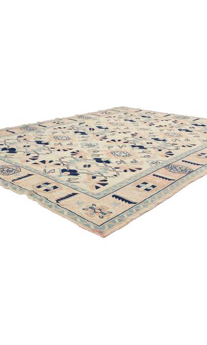 5 x 7 Vintage Pink Turkish Oushak Rug 53935