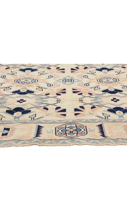 5 x 7 Vintage Pink Turkish Oushak Rug 53935