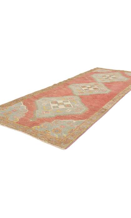 3 x 10 Vintage Red Turkish Oushak Rug 53917