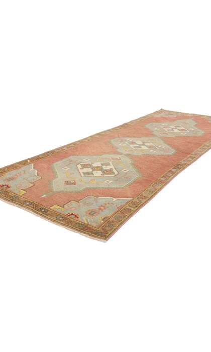 3 x 10 Vintage Red Turkish Oushak Rug 53918