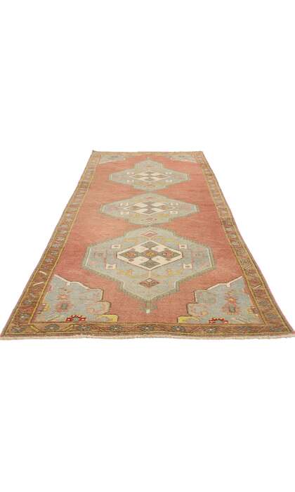 3 x 10 Vintage Red Turkish Oushak Rug 53918