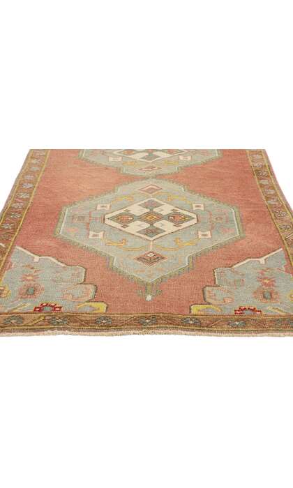 3 x 10 Vintage Red Turkish Oushak Rug 53918