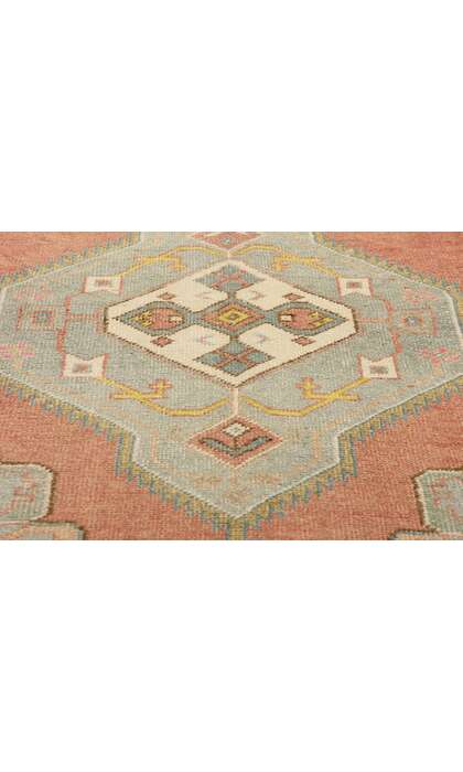 3 x 10 Vintage Red Turkish Oushak Rug 53918