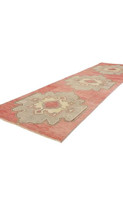 3 x 11 Vintage Red Turkish Oushak Rug 53915