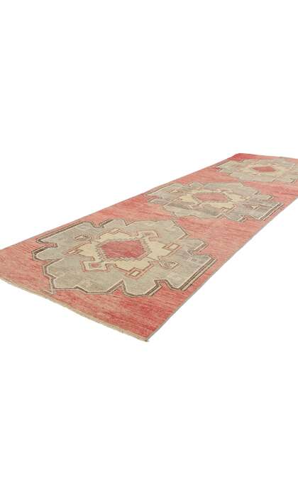 3 x 11 Vintage Red Turkish Oushak Rug 53916