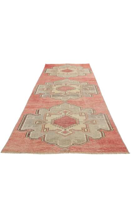 3 x 11 Vintage Red Turkish Oushak Rug 53916