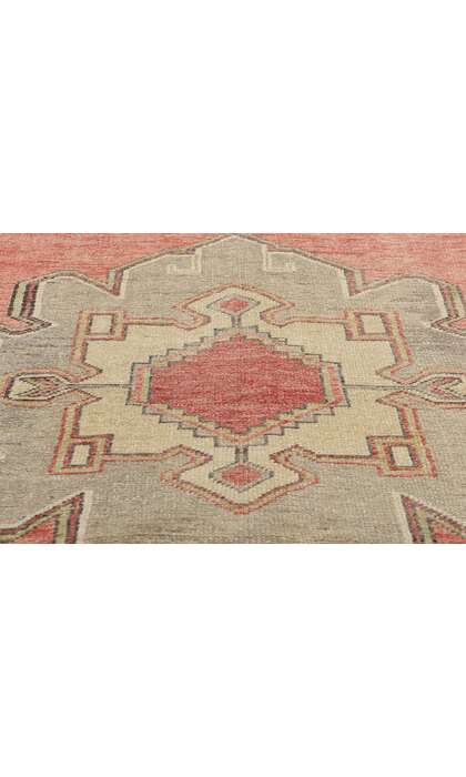 3 x 11 Vintage Red Turkish Oushak Rug 53916