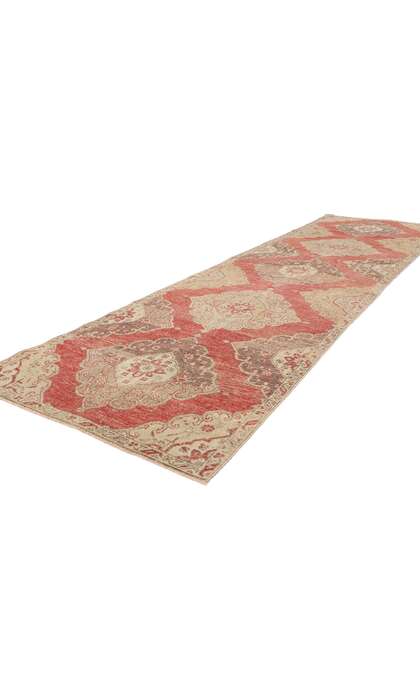 3 x 12 Vintage Red Turkish Oushak Rug 53911