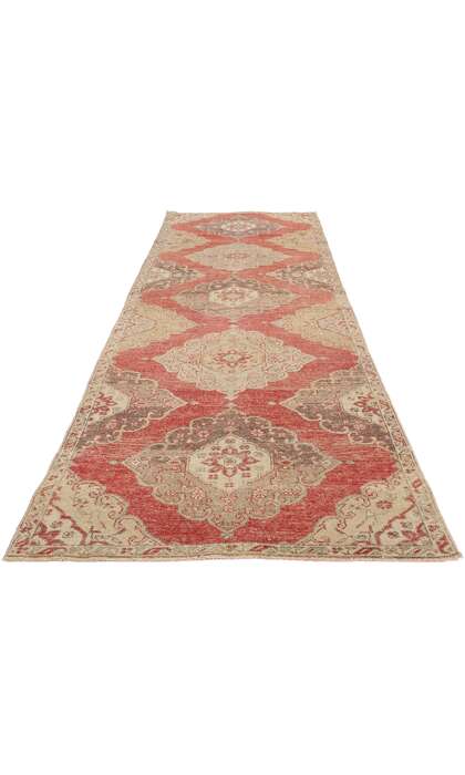 3 x 12 Vintage Red Turkish Oushak Rug 53911