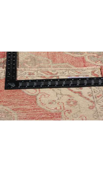 3 x 12 Vintage Red Turkish Oushak Rug 53912