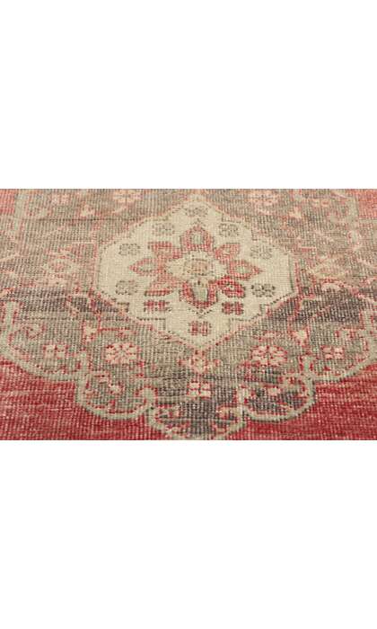 3 x 12 Vintage Red Turkish Oushak Rug 53912